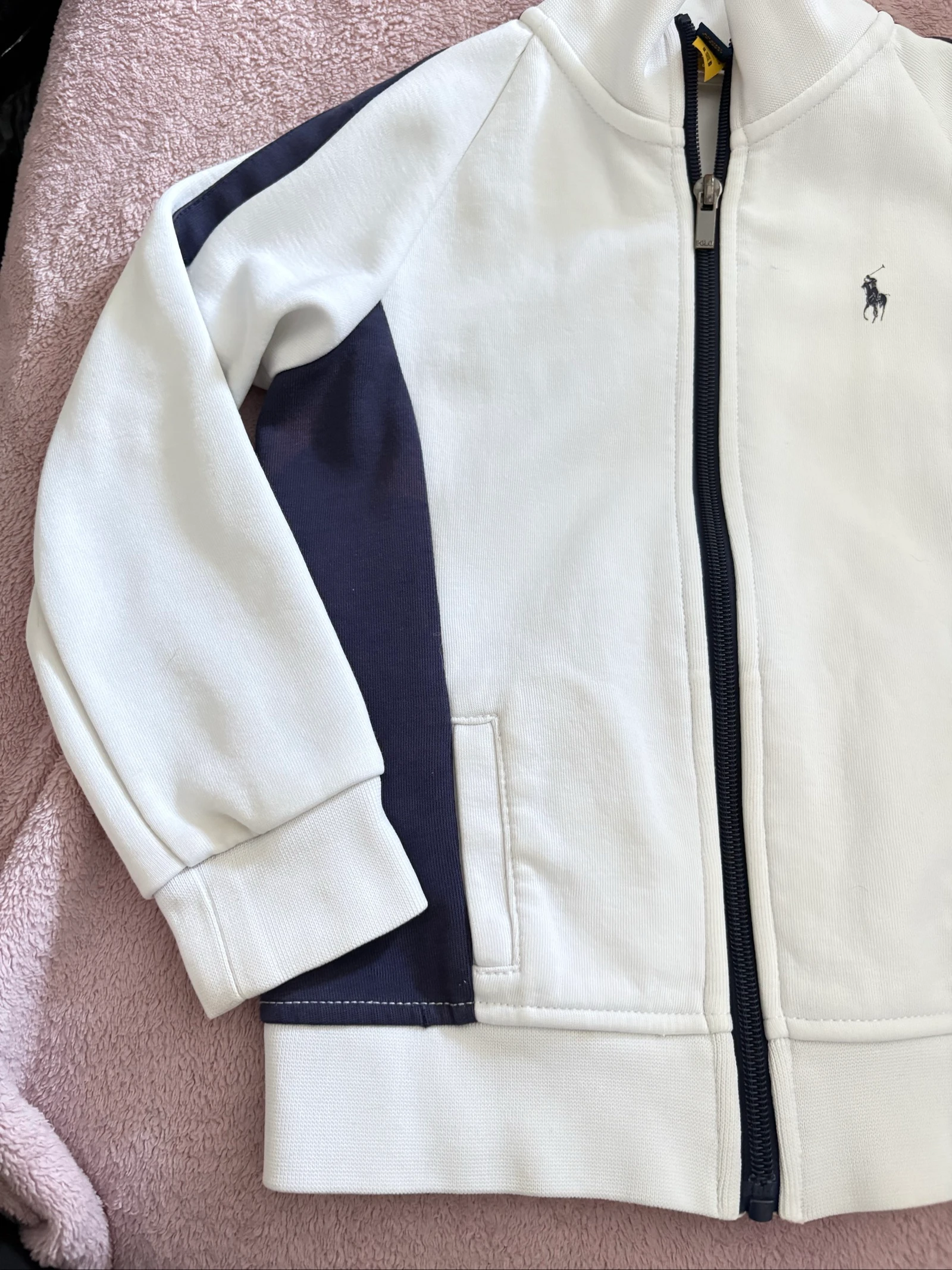 Boys' white Polo jacket, 6 years old – photo 3